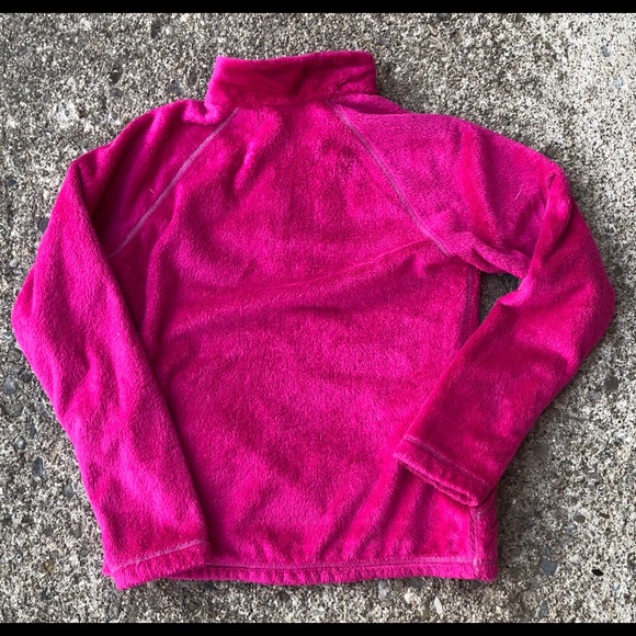 Girls fleece Northface pullover size 10-12 - Picture 2 of 2